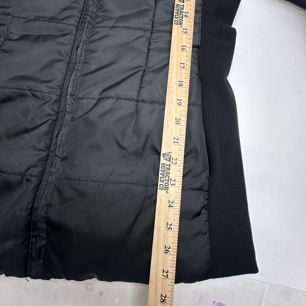 Y2K Converse One Star Women’s‎ Black Hooded Jacket Puffer Coat size Small (D67) - Picture 6 of 15